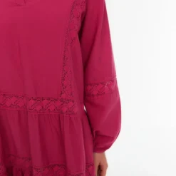 Trendyol Collection Kleid - Rosa - Gerüschter Saum Damen Kleider 190864996 -Deutschland Lady Echt Verkaufs-Shop 4 org zoom 418