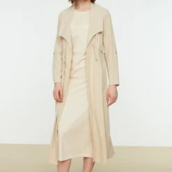 TRENDYOL MODEST Kleid - Beige - Basic Damen Modest Fashion Kleider 118042001 7 TRENDYOL MODEST Kleid - Beige - Basic Damen Modest Fashion Kleider 118042001 -Deutschland Lady Echt Verkaufs-Shop 4 org zoom 429