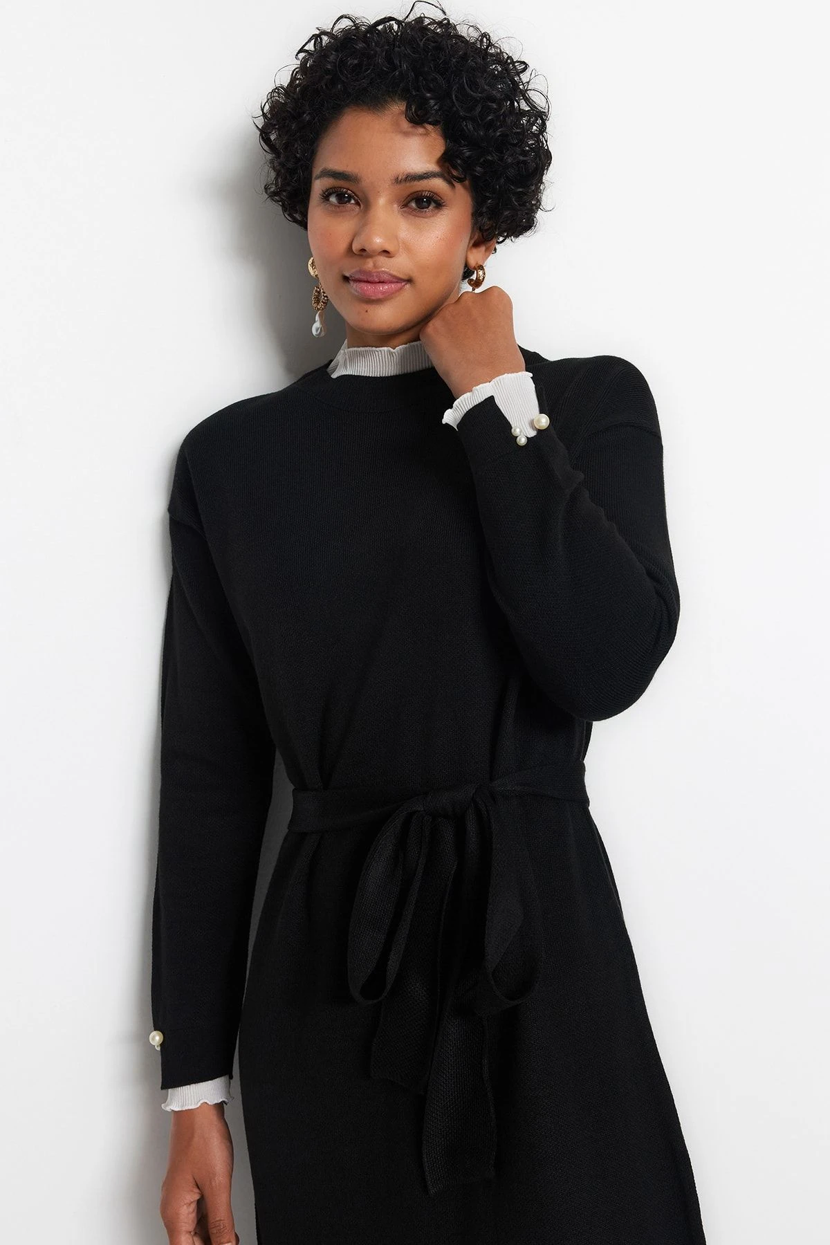 TRENDYOL MODEST Kleid - Schwarz - Shift 5 TRENDYOL MODEST Kleid - Schwarz - Shift – Bild 3