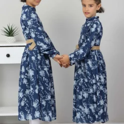 Modamihram Kleid - Dunkelblau - A-Linie Kinder Bekleidung 137158405 -Deutschland Lady Echt Verkaufs-Shop 4 org zoom 436