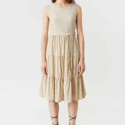 Koton Kleid - Beige - Basic Damen Kleider 321588271 -Deutschland Lady Echt Verkaufs-Shop 4 org zoom 50