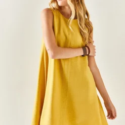 Olalook Kleid - Gelb - A-Linie Damen Kleider 743016367 -Deutschland Lady Echt Verkaufs-Shop 4 org zoom 62