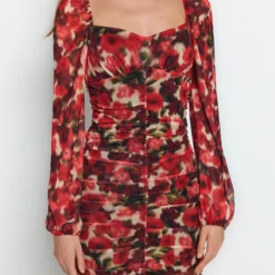 Trendyol Collection Kleid - Rot - Bodycon Damen Kleider 718984616 -Deutschland Lady Echt Verkaufs-Shop 4 org zoom 85