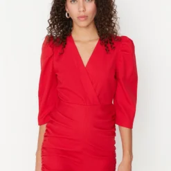 Trendyol Collection Kleid - Rot - Bodycon Damen Kleider 322562372 -Deutschland Lady Echt Verkaufs-Shop 4 org zoom 88