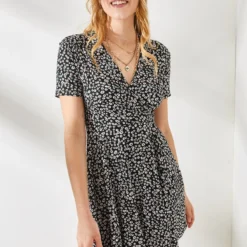 Olalook Kleid - Schwarz - A-Linie Damen Kleider 665675932 -Deutschland Lady Echt Verkaufs-Shop 5 org zoom