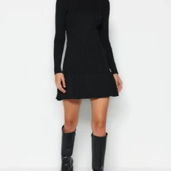 Trendyol Collection Kleid - Schwarz - A-Linie Damen Kleider 652825870 6 Trendyol Collection Kleid - Schwarz - A-Linie Damen Kleider 652825870 -Deutschland Lady Echt Verkaufs-Shop 5 org zoom 47