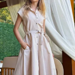 Trend Alaçatı Stili Kleid - Beige - Blusenkleid Damen Kleider 315498882 -Deutschland Lady Echt Verkaufs-Shop 5 org zoom 52