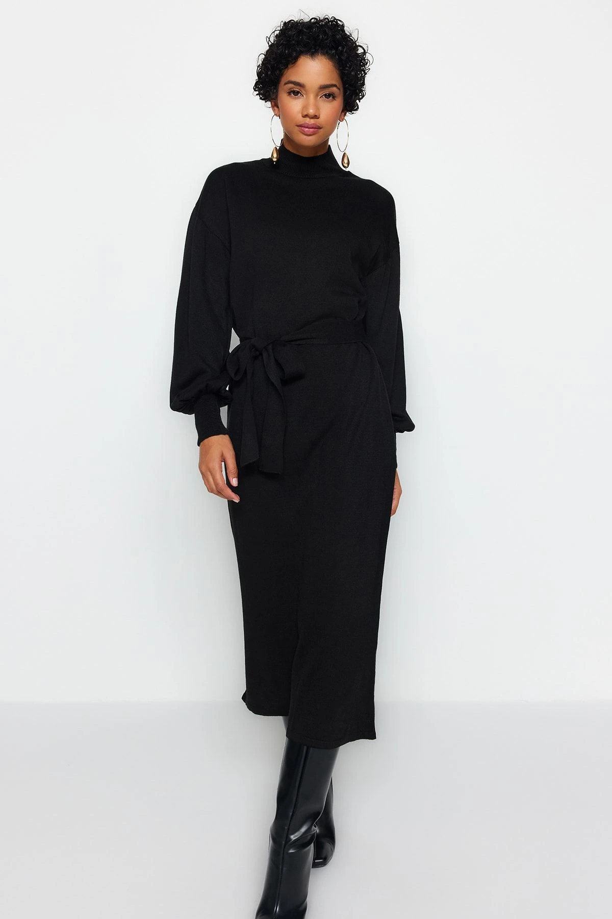 TRENDYOL MODEST Kleid - Schwarz - Basic Damen Modest Fashion Kleider 669575898