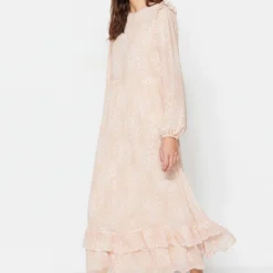 TRENDYOL MODEST Kleid - Rosa - A-Linie Damen Kleider 378606920 -Deutschland Lady Echt Verkaufs-Shop 7 org zoom 5