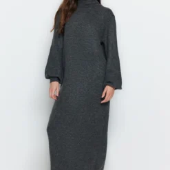 Trendyol Collection Kleid - Grau - Shift Damen Kleider 658730582 -Deutschland Lady Echt Verkaufs-Shop 7 org zoom 7