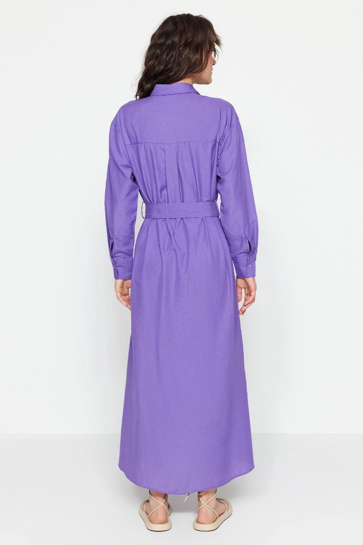 TRENDYOL MODEST Kleid - Lila - Blusenkleid Damen Kleider 372061272 5 TRENDYOL MODEST Kleid - Lila - Blusenkleid Damen Kleider 372061272 – Bild 3